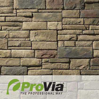 Manufactured Thin Stone Veneer - Dry Stack - Catawba - ProVia