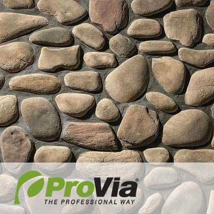 River Rock manufactured thin stone veneer - Mountain - ProVia