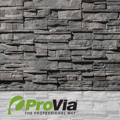 PrecisionFit manufactured stone veneer - Sage Gray - ProVia