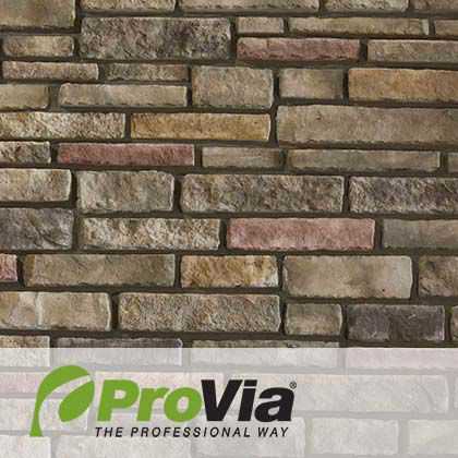 Manufactured Thin Stone Veneer - Chisel Cut - Cascade - ProVia