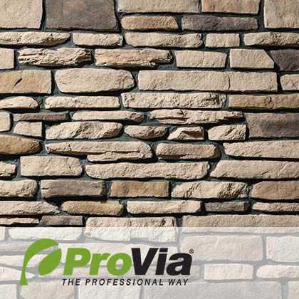 Manufactured Stone Veneer - Ledgestone - Osage - ProVia