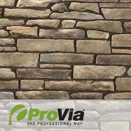 Manufactured Stone Veneer - Ledgestone - Ozark - ProVia
