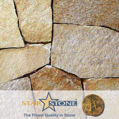 Autumn Gold Alpine Thin Stone Veneer