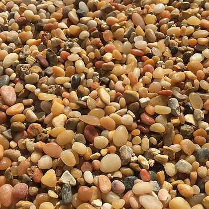 Tan Jelly bean - beach pebbles - decorative ground cover