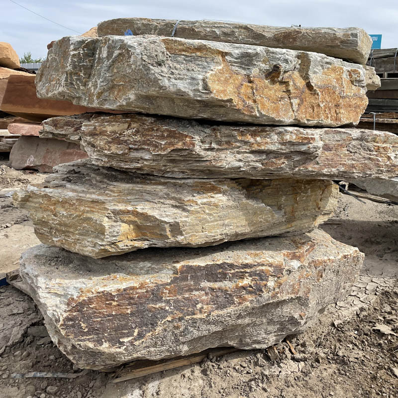 Autumn Gold 5-8&quot; Landscape Slabs