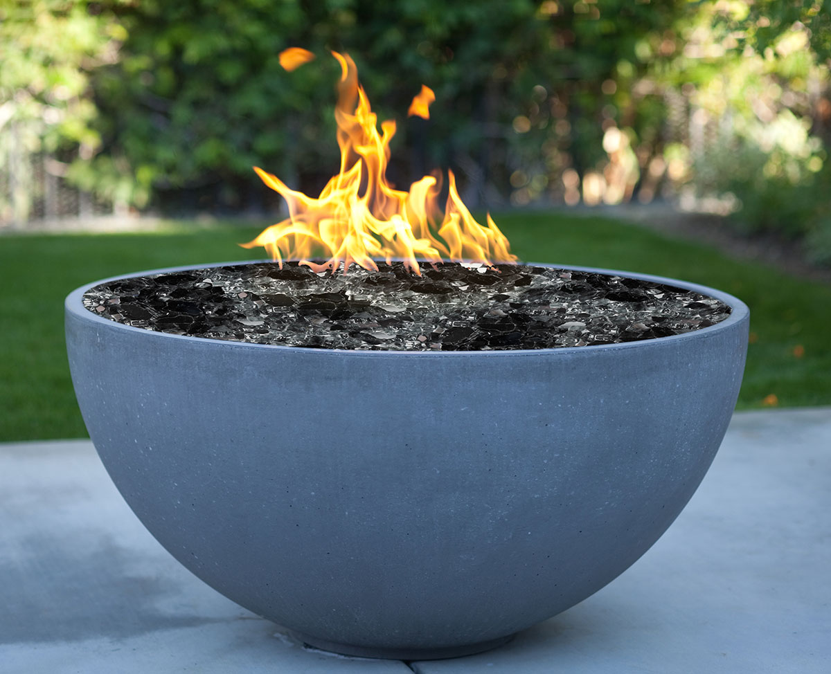 Galaxy Black Fire Glass 0.5&quot; (20 lb)-pot