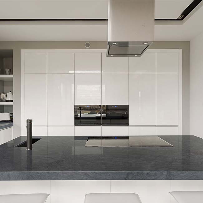 Stone Countertops - Platinum Black quartzite