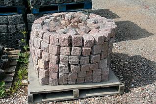 Granite Cobblestone Pavers Pink