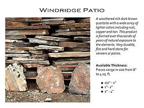 Windridge 4&quot; Minus Patio