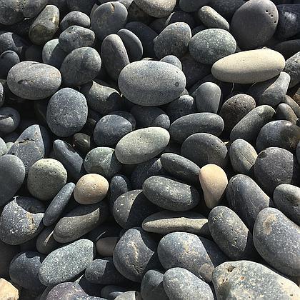 Black Beach 2-3" Pebbles