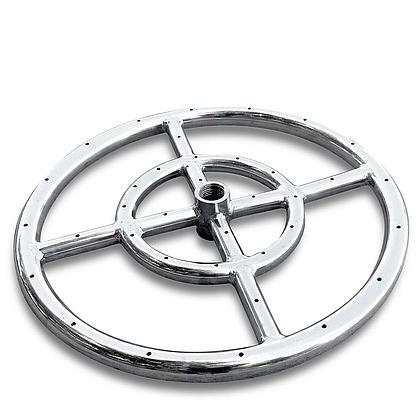 12&quot; Stainless Steel Gas Double Fire Ring