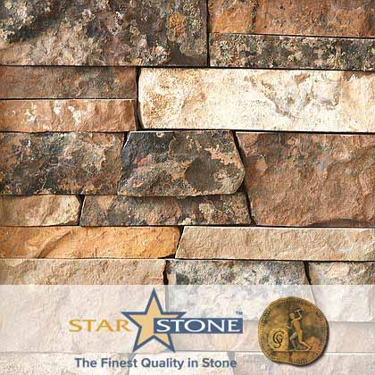 [  Sample Box ] Rustic Moss (Dark/Light) Promontory Thin Stone Veneer