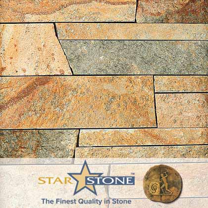 [Sample Box ] Autumn Gold Promontory Thin Stone Veneer