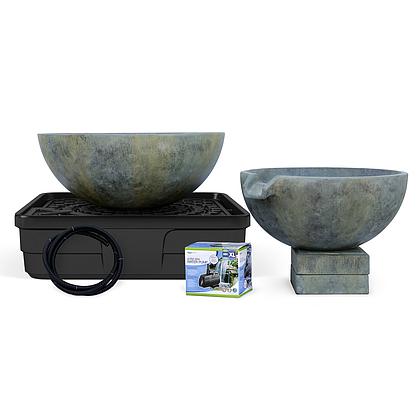 Spillway Bowl &amp; Basin Landscape Fountain Kit