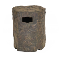 Faux Stone Propane Tank Cover