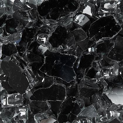 Galaxy Black Fire Glass 0.5&quot; (20 lb)