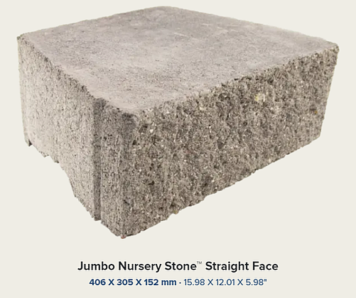 Jumbo Nursery Straight Face Pewter