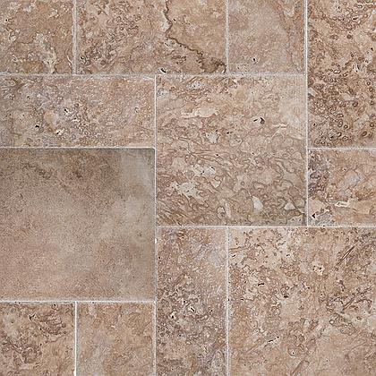 Tuscany Walnut Paver Tumbled 24&quot;x24&quot;