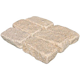 Giallo Fantasia Cobbles 4x8