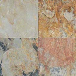 Autumn Slate Tiles 16"x16"x1/2" (Gauged)