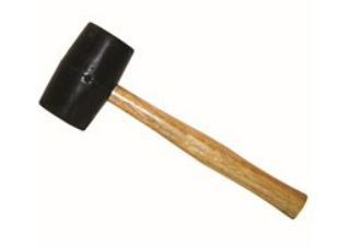 Rubber Mallet Black 24 oz.