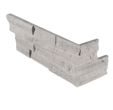 Gray Oak Splitface Panel Corner 6x18 (3 lf/box)