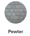 Camino Stone Square Pewter 60mm