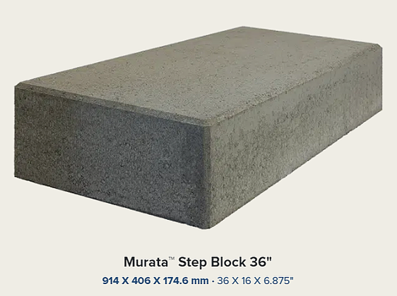 Murata Step Block 36" Pewter 