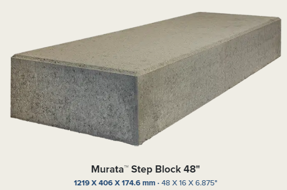 Murata Step Block 48" Charcoal 