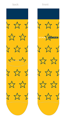 Star Stone Logo One Size Socks