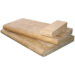 Tuscany Walnut Coping Honed 12x24x3