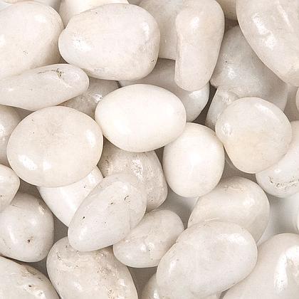 Piedra White Polish Peb .75-1.25" 40lb