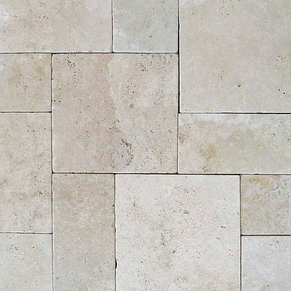 Tuscany Beige 10 Kit Tumbled 3cm Pavers